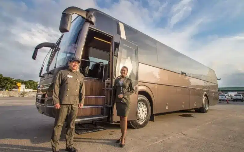 Luxury Bus in Manila