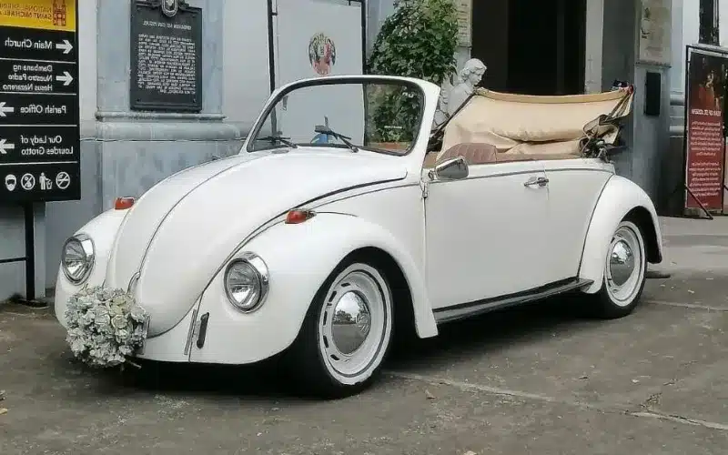 rent a beetle for your wedding in Tagaytay
